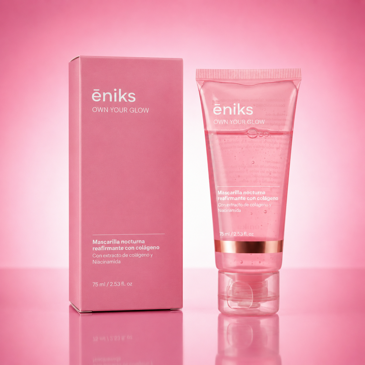 Mascarilla nocturna reafirmante con colágeno | ēniks