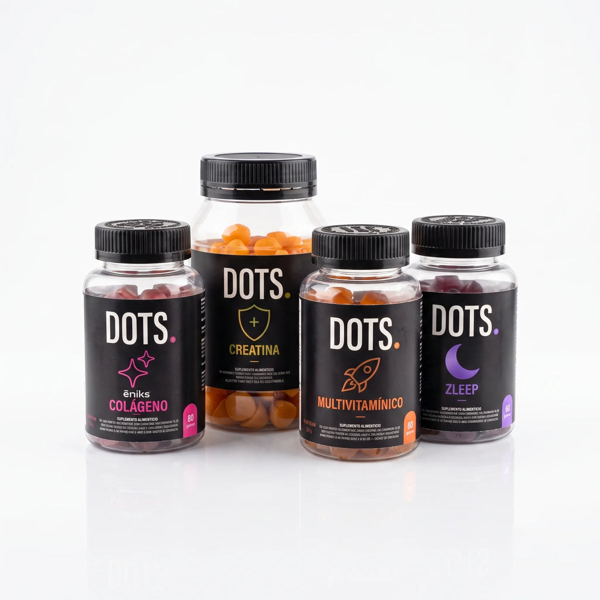 Dots Every Day Pack — Creatina + Multivitamínico + Colágeno + Zleep